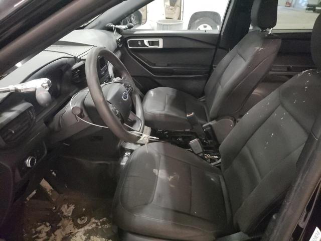 1FM5K8AW4LGA55642 - 2020 FORD EXPLORER POLICE INTERCEPTOR BLACK photo 7