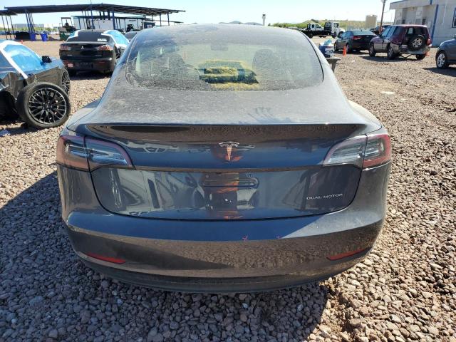 5YJ3E1EB7JF119455 - 2018 TESLA MODEL 3 CHARCOAL photo 6