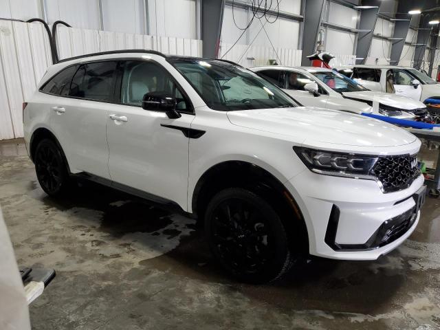 5XYRKDLF3PG164758 - 2023 KIA SORENTO SX WHITE photo 4