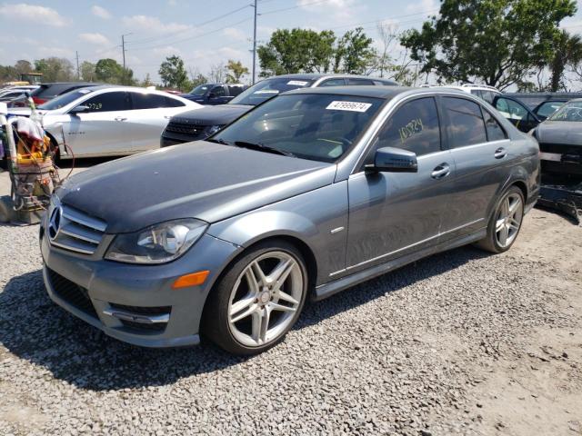 WDDGF4HB8CR197869 - 2012 MERCEDES-BENZ C 250 GRAY photo 1