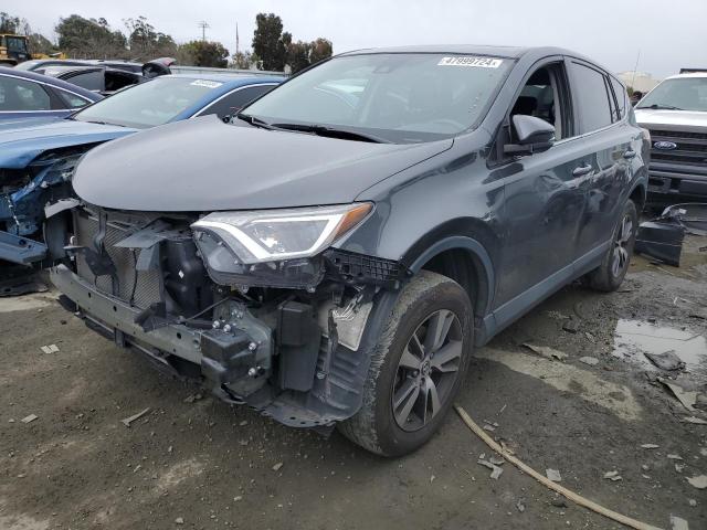 2T3WFREV4JW462947 - 2018 TOYOTA RAV4 ADVENTURE GRAY photo 1