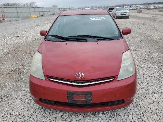 JTDKB20U397823480 - 2009 TOYOTA PRIUS RED photo 5