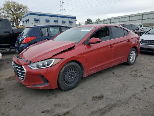 5NPD74LF1HH091573 - 2017 HYUNDAI ELANTRA SE RED photo 1