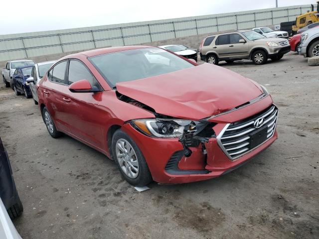 5NPD74LF1HH091573 - 2017 HYUNDAI ELANTRA SE RED photo 4