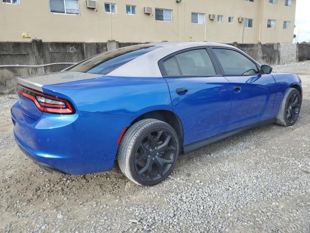 2C3CDXKT7JH330267 - 2018 DODGE CHARGER POLICE BLUE photo 3