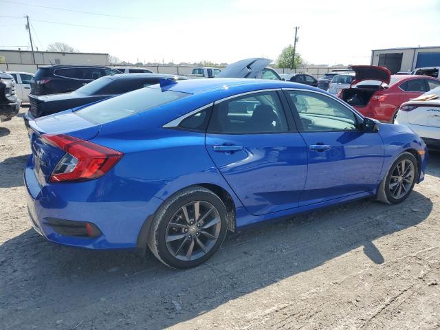 19XFC1F3XME203578 - 2021 HONDA CIVIC EX BLUE photo 3