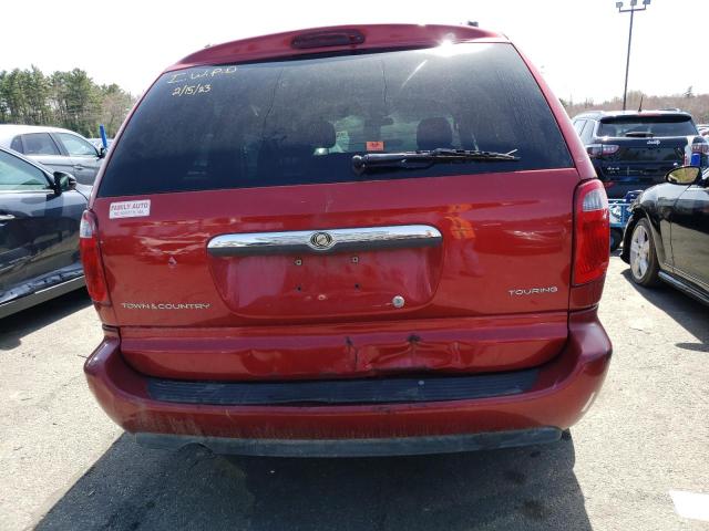 2C4GP54L05R112922 - 2005 CHRYSLER TOWN & COU TOURING 红色 照片 6