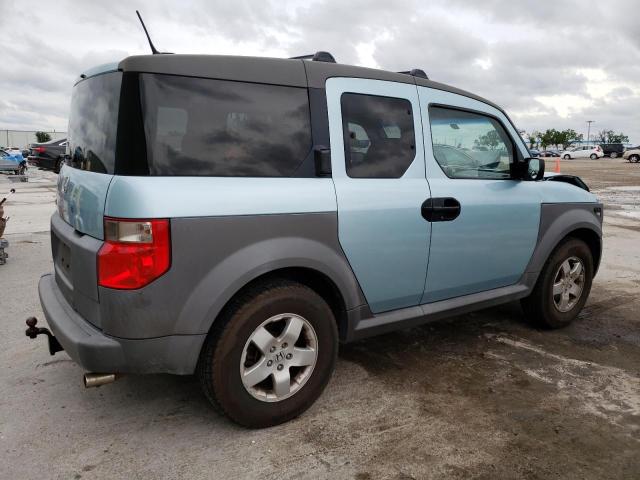 5J6YH18635L008247 - 2005 HONDA ELEMENT EX TURQUOISE photo 3