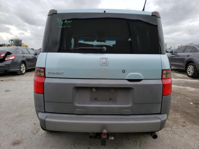 5J6YH18635L008247 - 2005 HONDA ELEMENT EX TURQUOISE photo 6