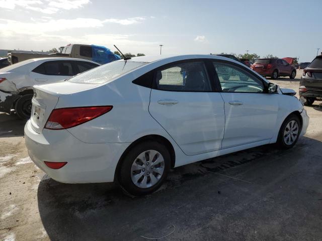 KMHCT4AE2FU801306 - 2015 HYUNDAI ACCENT GLS WHITE photo 3