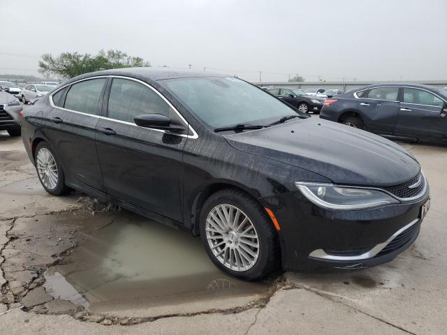 1C3CCCAB2FN638918 - 2015 CHRYSLER 200 LIMITED BLACK photo 4