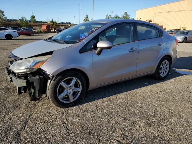 KNADM4A3XE6361081 - 2014 KIA RIO LX SILVER photo 1