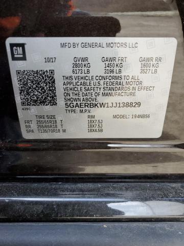 5GAERBKW1JJ138829 - 2018 BUICK ENCLAVE ESSENCE 棕色 照片 14