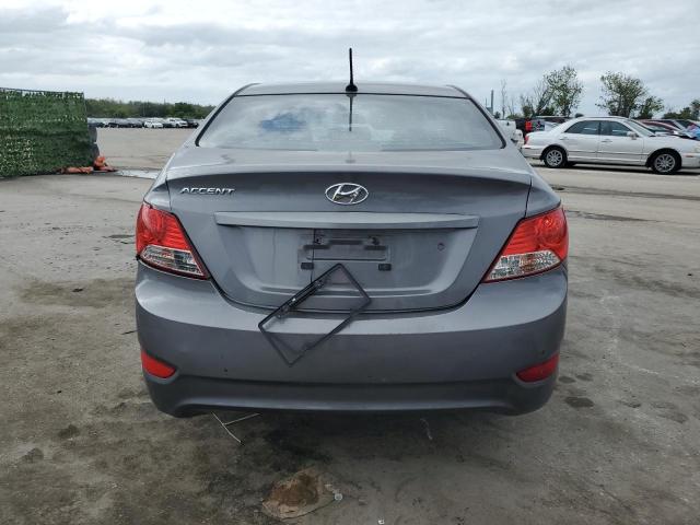 KMHCT4AE4DU536711 - 2013 HYUNDAI ACCENT GLS GRAY photo 6