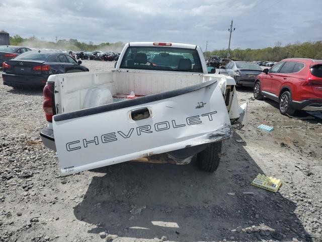 3GCEC14X56G211712 - 2006 CHEVROLET SILVERADO C1500 WHITE photo 6