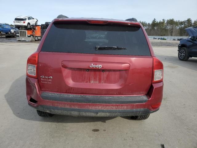 1C4NJDBB4CD591777 - 2012 JEEP COMPASS SPORT 红色 照片 6