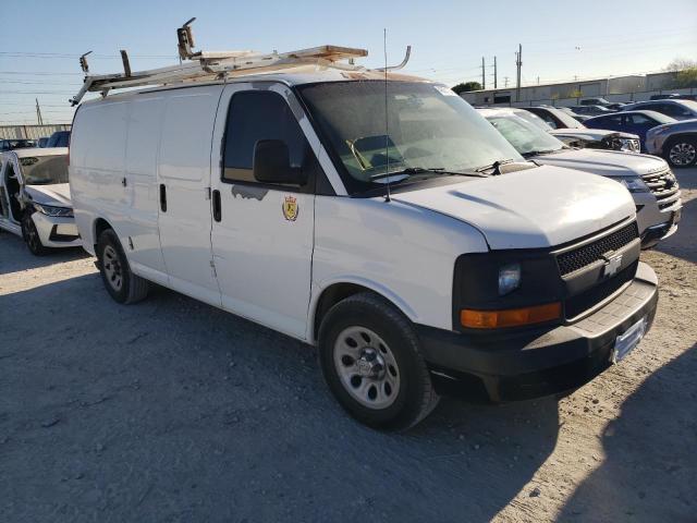 1GCSGAFX5C1125248 - 2012 CHEVROLET EXPRESS G1 WHITE photo 4