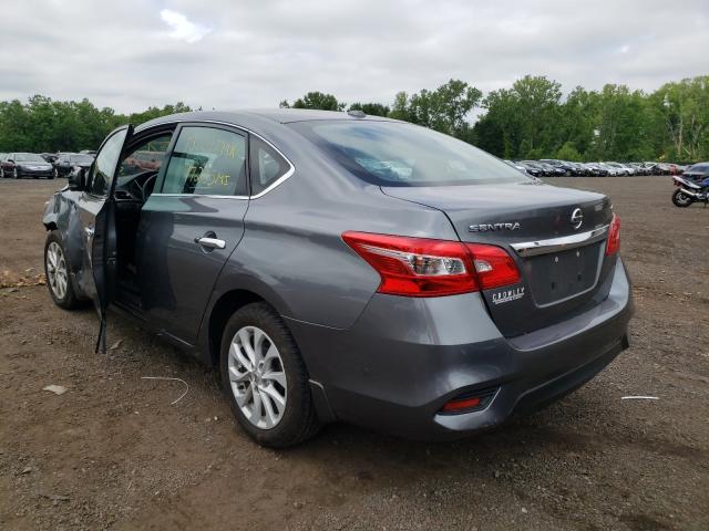 3N1AB7AP8JL635140 - 2018 NISSAN SENTRA S SILVER photo 3