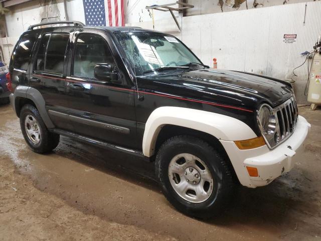 1J4GL48K05W623054 - 2005 JEEP LIBERTY SPORT BLACK photo 4