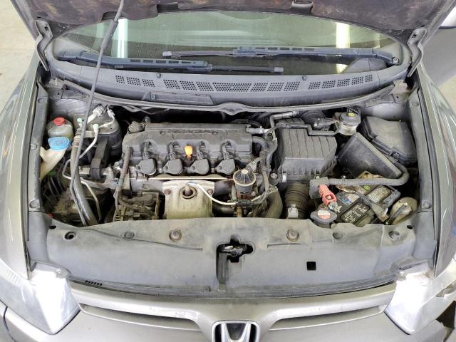 2HGFG12857H546539 - 2007 HONDA CIVIC EX GRAY photo 11