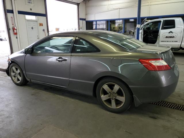 2HGFG12857H546539 - 2007 HONDA CIVIC EX GRAY photo 2