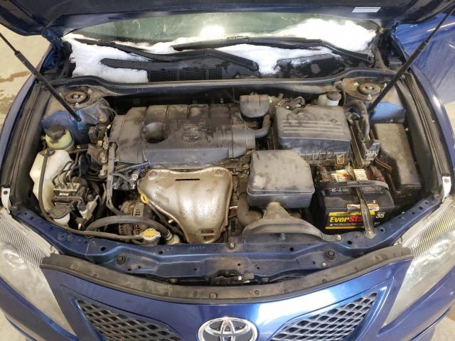 4T1BF3EK1AU569514 - 2010 TOYOTA CAMRY BASE BLUE photo 11