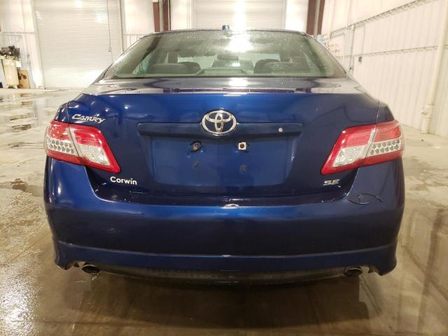 4T1BF3EK1AU569514 - 2010 TOYOTA CAMRY BASE BLUE photo 6