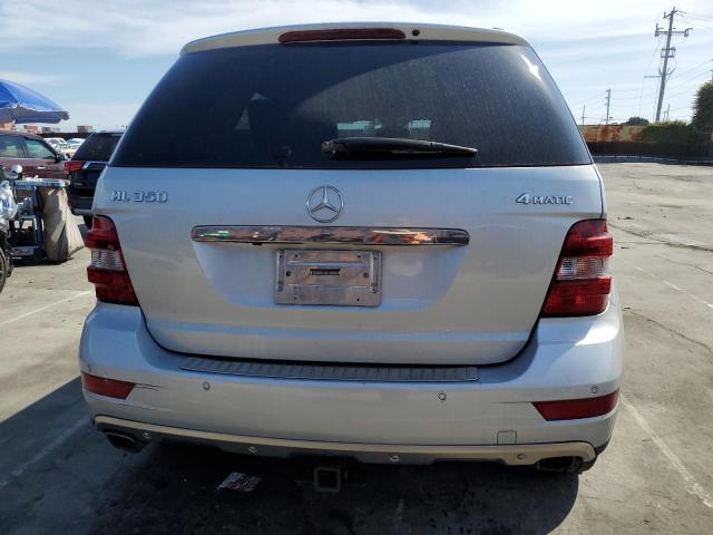 4JGBB8GB8BA695510 - 2011 MERCEDES-BENZ ML 350 4MATIC SILVER photo 6