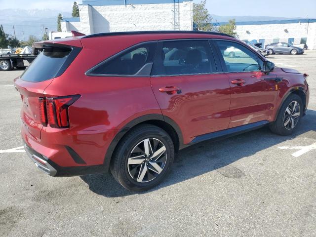 5XYRL4LC1MG007907 - 2021 KIA SORENTO S BURGUNDY photo 3