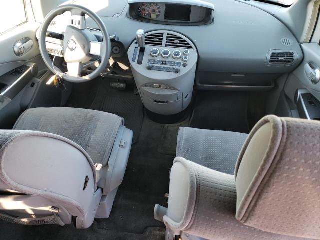 5N1BV28U15N132042 - 2005 NISSAN QUEST S SILVER photo 8