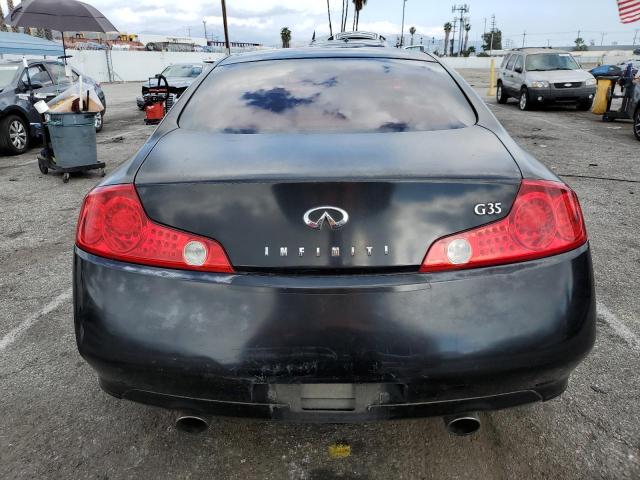 JNKCV54E15M412976 - 2005 INFINITI G35 BLACK photo 6