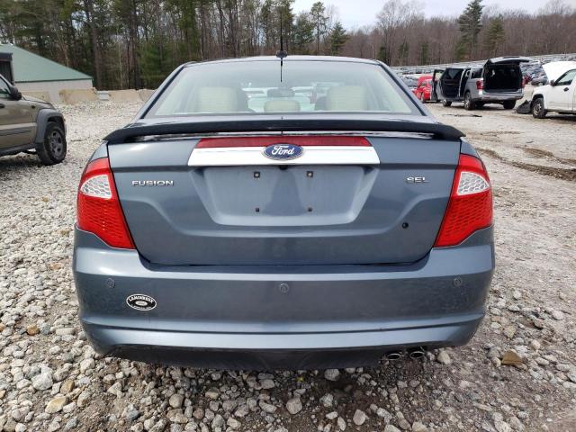 3FAHP0JA8CR264292 - 2012 FORD FUSION SEL BLUE photo 6