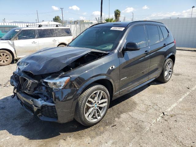 5UXWX9C33H0T22707 - 2017 BMW X3 XDRIVE28I BLACK photo 1