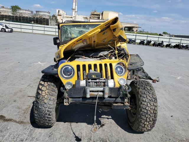 1J4FA49S8YP727046 - 2000 JEEP WRANGLER / SPORT YELLOW photo 5