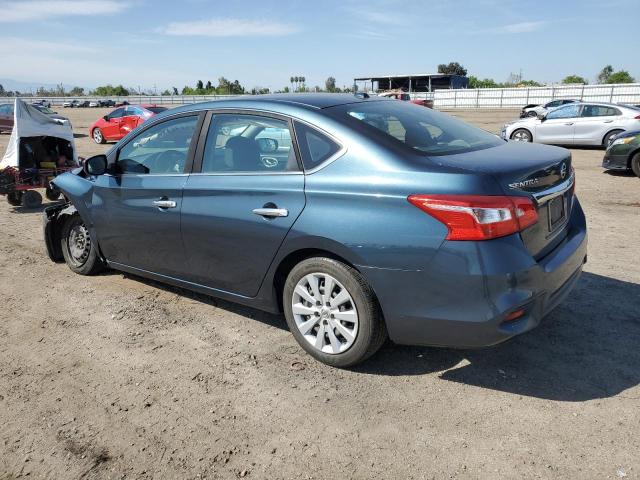 3N1AB7AP8HY288938 - 2017 NISSAN SENTRA S BLUE photo 2