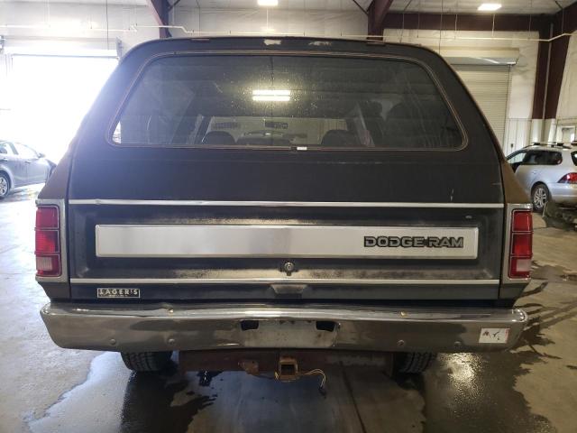 1B4GW12W6FS675091 - 1985 DODGE RAMCHARGER AW-100 GRAY photo 6