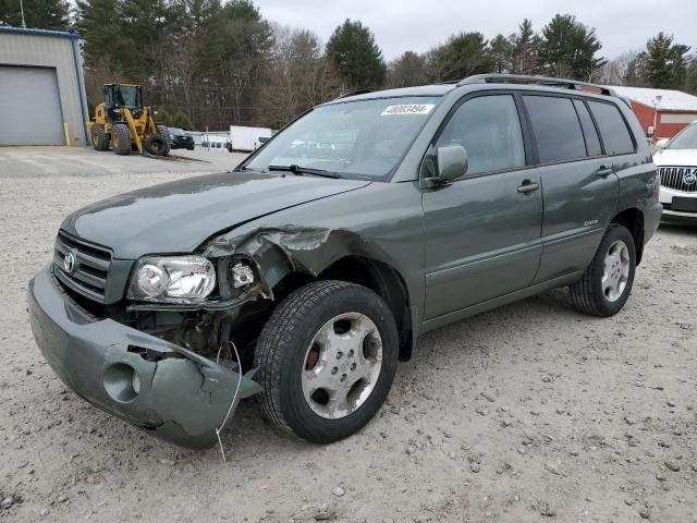 JTEEP21A270204390 - 2007 TOYOTA HIGHLANDER SPORT GREEN photo 1