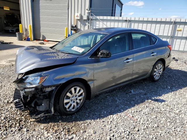 3N1AB7APXKY457090 - 2019 NISSAN SENTRA S GRAY photo 1