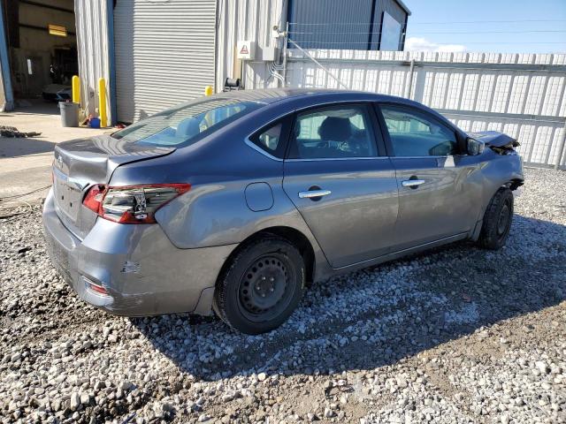 3N1AB7APXKY457090 - 2019 NISSAN SENTRA S GRAY photo 3