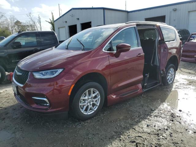 2C4RC1BG3NR166797 - 2022 CHRYSLER PACIFICA TOURING L 勃艮第红 照片 1