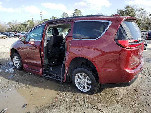 2C4RC1BG3NR166797 - 2022 CHRYSLER PACIFICA TOURING L 勃艮第红 照片 2