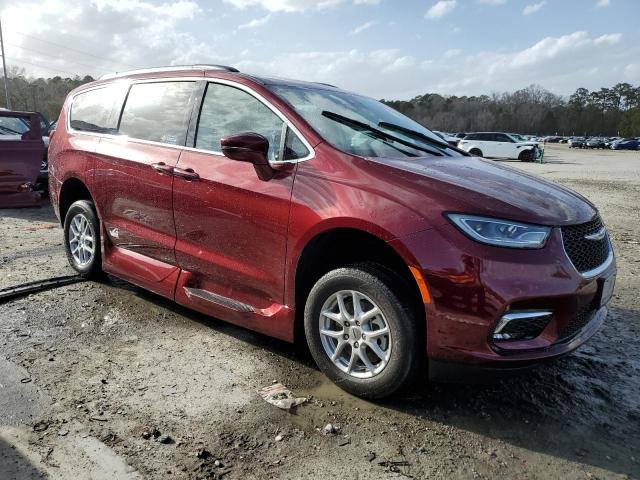 2C4RC1BG3NR166797 - 2022 CHRYSLER PACIFICA TOURING L 勃艮第红 照片 4