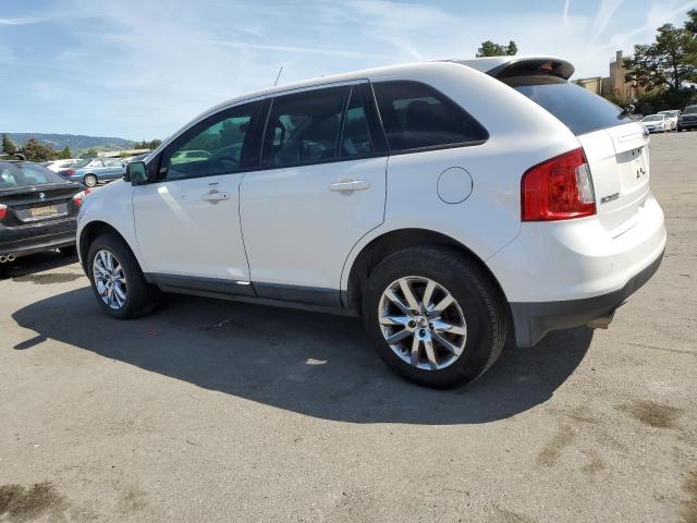 2FMDK3JC5DBC85574 - 2013 FORD EDGE SEL WHITE photo 2