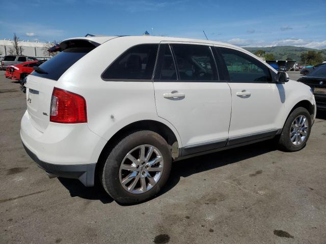 2FMDK3JC5DBC85574 - 2013 FORD EDGE SEL WHITE photo 3