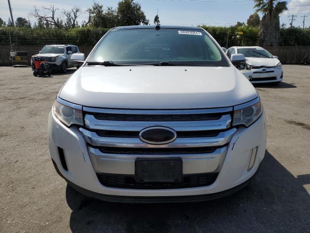 2FMDK3JC5DBC85574 - 2013 FORD EDGE SEL WHITE photo 5