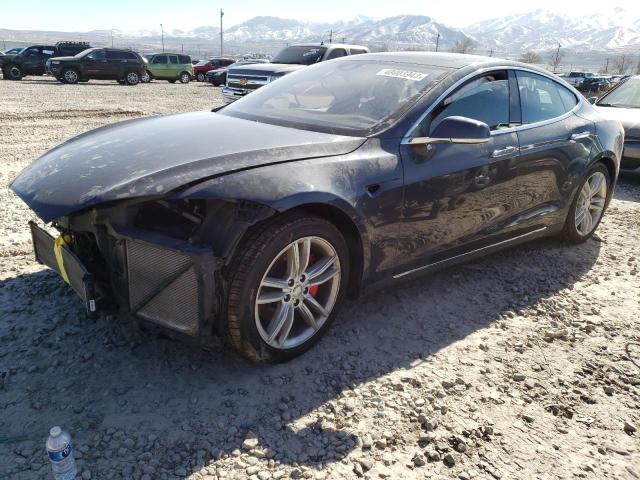 5YJSA1E46FF116109 - 2015 TESLA MODEL S CHARCOAL photo 1