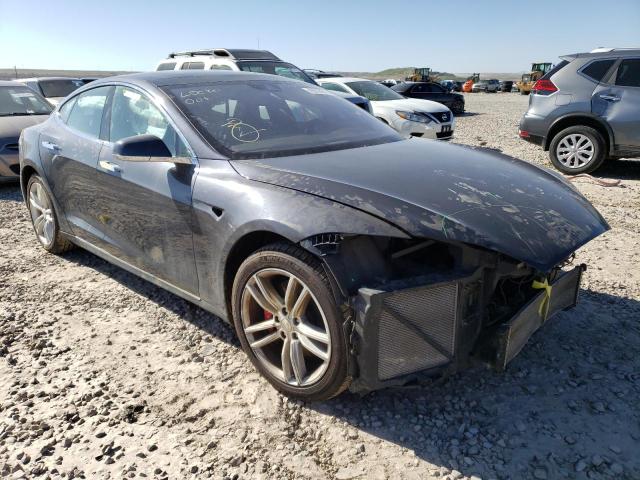 5YJSA1E46FF116109 - 2015 TESLA MODEL S CHARCOAL photo 4