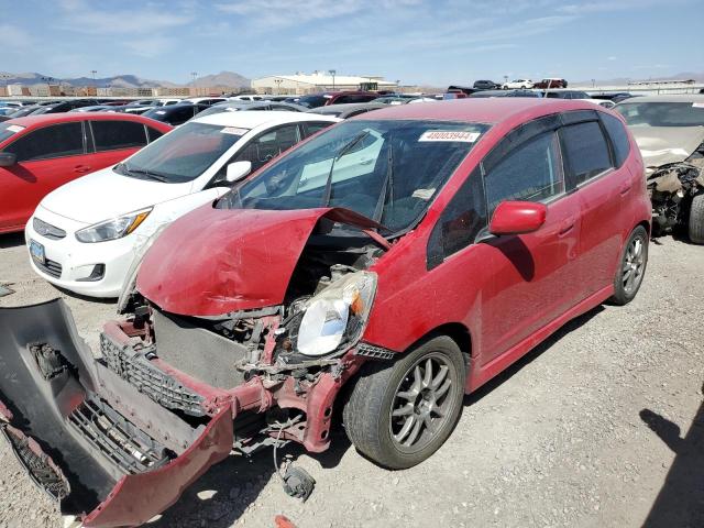 JHMGE884X9S063919 - 2009 HONDA FIT SPORT RED photo 1