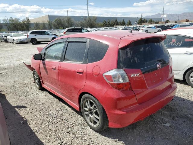 JHMGE884X9S063919 - 2009 HONDA FIT SPORT RED photo 2