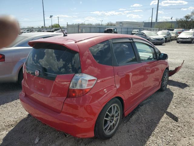 JHMGE884X9S063919 - 2009 HONDA FIT SPORT RED photo 3